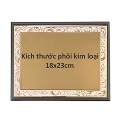 Bảng vinh danh gỗ 20x25cm / 24x31cm màu Cherry