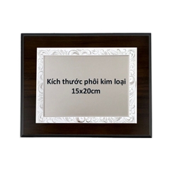 Bảng vinh danh gỗ 20x25cm / 24x31cm màu Cherry