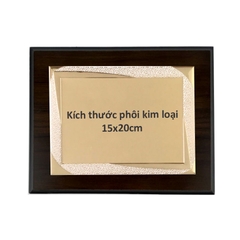Bảng vinh danh gỗ 20x25cm / 24x31cm màu Cherry