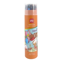 Bút chì màu xóa được Deli 7073, Bút chì màu, Chì gỗ, Màu tô
