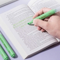 Bút dạ quang Deli U12S, Bút nhớ dòng, Bút highlight (10/100)