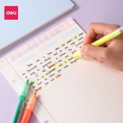 Bút dạ quang Deli U300 6 màu (24)