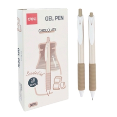 Bút gel mùi thơm Deli G611 đen, Bút nước, Gel pen, Bút mực gel (12/144)