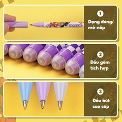 Bút gel xóa được TL Gel E-006/V1 tím (20)