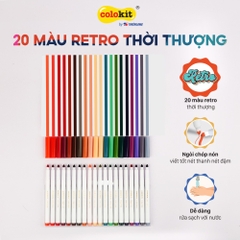 Bút lông màu rửa được TL Colokit SWM-C009 20 màu (10/100)