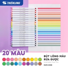 Bút lông màu rửa được TL Colokit SWM-C008 20 màu (100)