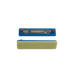 Kim cài nhựa xoay an toàn K003C 42x9mm cao cấp đế xanh có keo [50] (1000)
