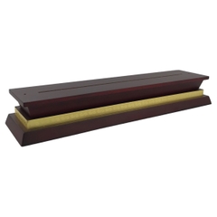 Chân đế gỗ hoa văn DG01-A 60x275mm phay rãnh
