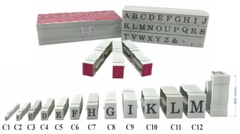 Dấu chữ ghép SM C1 / C2 / C3 / C4 / C5 / C6 / C7 / C8 / C9 / C10 / C11 / C12 mặt đúc