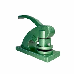Dấu cóc dập nổi cầm tay xanh lá