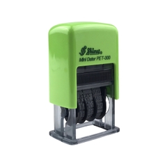 Dấu date tự động - Thẻ mực Shiny PET300 3mm trắng