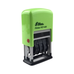 Dấu date tự động - Thẻ mực Shiny PET400 4mm trắng