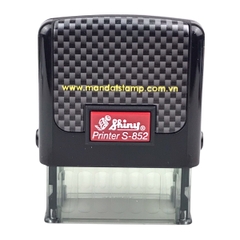 Dấu - Thẻ mực Shiny S852 38x14mm