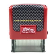Dấu - Thẻ mực Shiny S852 38x14mm