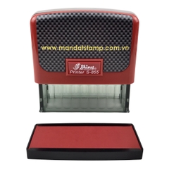 Dấu - Thẻ mực Shiny S855 70x25mm