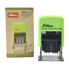 Dấu số xoay tự động - Thẻ mực Shiny PET309 6 số 3mm (12)
