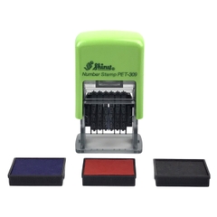 Dấu số xoay tự động - Thẻ mực Shiny PET309 6 số 3mm (12)