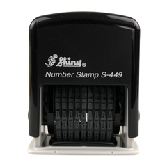 Dấu số xoay tự động - Thẻ mực Shiny S449 9 số 4mm