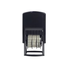 Dấu Trodat 4850 25x5mm Tiếng Anh xanh dương