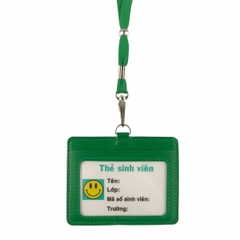 Dây đeo thẻ dù 1cm đầu móc xoay [50] (100)