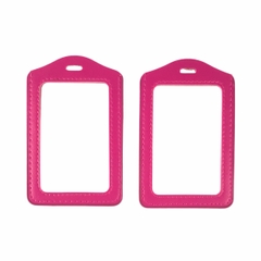 Bao đựng thẻ da 5.5x8.5cm 2 mặt kiếng đứng (50)