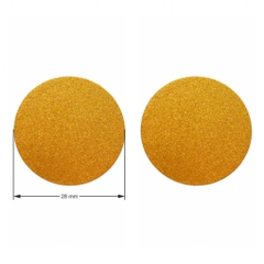 Phôi thẻ tên kim loại BT52 Φ28mm vàng (50)
