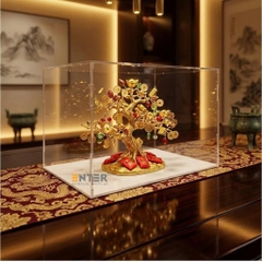Hộp mica Enter BOX306 300x200x200mm dày 3mm đế 3mm, lắp ráp, Hộp trưng bày mô hình, Hộp mica trong chống bụi