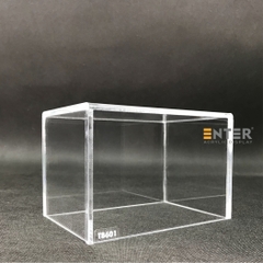 Hộp mica không nắp Enter TB601 100x150x100mm mica dày 5mm, Khay chia ngăn kéo hộc tủ, Khay nhựa đựng đồ dùng, Hộp chống bụi
