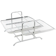 Kệ hồ sơ 2 tầng lưới Toppoint HY62002A, Kệ rổ, Kệ đựng hồ sơ