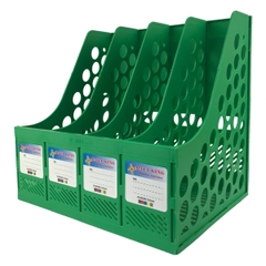 Kệ hồ sơ 4 ngăn nhựa King-star Dataking-4N