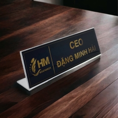 Kệ mica chức vụ 1 mặt Enter A01 180x65mm nhỏ, Biển chức danh, Bảng tên để bàn (20)