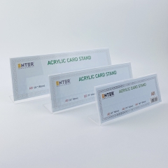Kệ mica chức vụ 1 mặt Enter A03 300x100mm đại, Biển chức danh, Bảng tên để bàn (20)