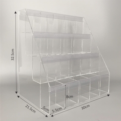 Kệ trưng bày bút mica Enter TBNS05 4 tầng x 5 ngăn 30x21.5x32.5cm đứng