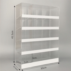 Kệ trưng bày bút mica Enter TBNS06 5 tầng x 4 ngăn 30x12.5x41.5cm ngang