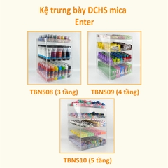 Kệ trưng bày DCHS mica Enter TBNS08 / TBNS09 / TBNS10 30x26x43cm