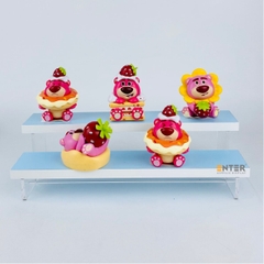 Kệ trưng bày Enter TB213 2 tầng 300x112x83mm, Kệ bậc thang để bàn, Kệ trưng bày nước hoa, mô hình