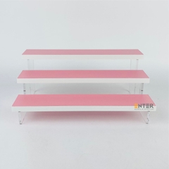Kệ trưng bày Enter TB313 3 tầng 300x168x123mm, Kệ bậc thang để bàn, Kệ trưng bày nước hoa, mô hình