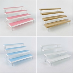 Kệ trưng bày Enter TB413 4 tầng 300x224x163mm, Kệ bậc thang để bàn, Kệ trưng bày nước hoa, mô hình