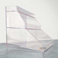 Kệ trưng bày gôm mica Enter TBNS19 3 tầng 29x27x29cm, Kệ mica