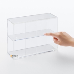 Kệ trưng bày mica Enter TB701 250x85x165mm 2 tầng cửa lùa