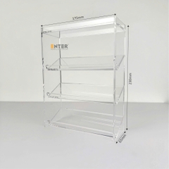 Kệ trưng bày mica Enter TB801 175x65x230mm 4 tầng