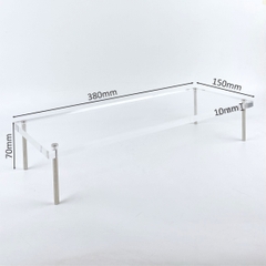 Kệ trưng bày mica Enter TBNS17 38x15x7cm liên kết bulon