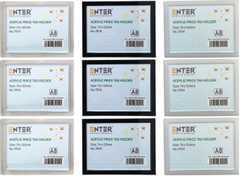 Bảng thông tin mica Enter FR14 74x52mm A8, Khung bảng giá, nhãn giá