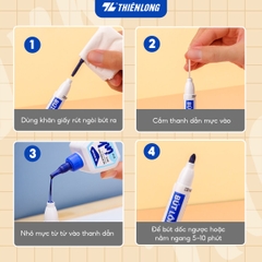 Mực lông bảng TL WBI-01 25ml (6/144)