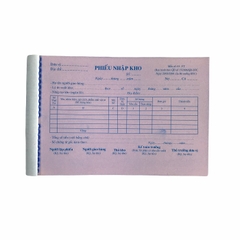 Phiếu nhập kho NY 13x20cm 3 liên 50 bộ không đế (5/100)