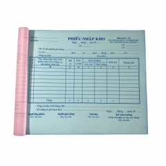 Phiếu nhập kho NY 16x20cm 3 liên 50 bộ không đế A5 (5/60)