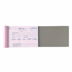 Phiếu thu NY 13x20cm 2 liên 50 bộ (10/100)