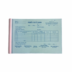 Phiếu xuất kho NY 13x20cm 3 liên 50 bộ không đế (5/100)