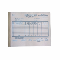Phiếu xuất kho NY 16x20cm 3 liên 50 bộ không đế A5 (5/60)