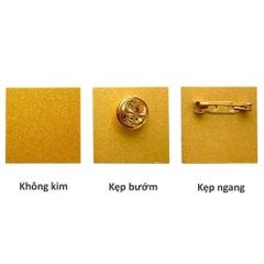 Phôi thẻ tên kim loại BT55 28x28mm vàng (50)